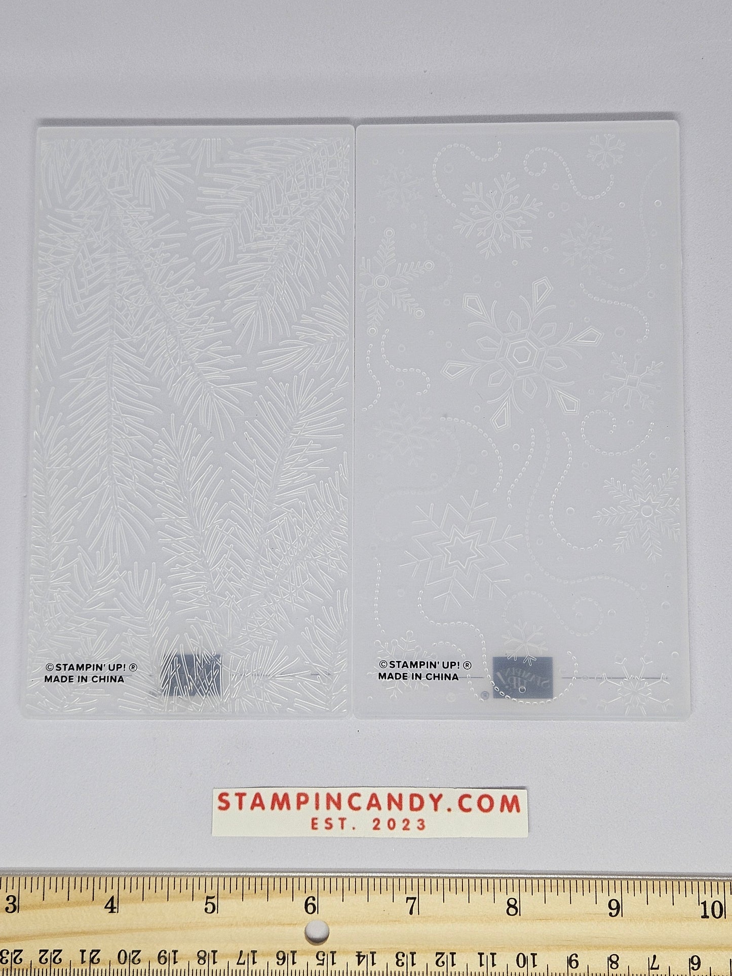 Stampin Up - Big Shot Sizzix - Wintry Duo Embossing Folder