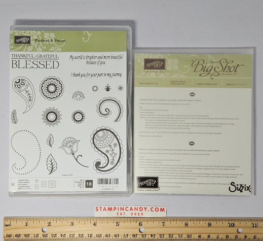 Stampin Up - Paisleys & Posies w/ Paisley Dies