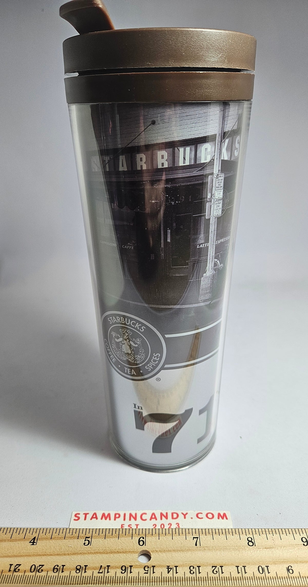 Starbucks 2011 - 16 oz Pike's Place Seattle Washington Tumbler