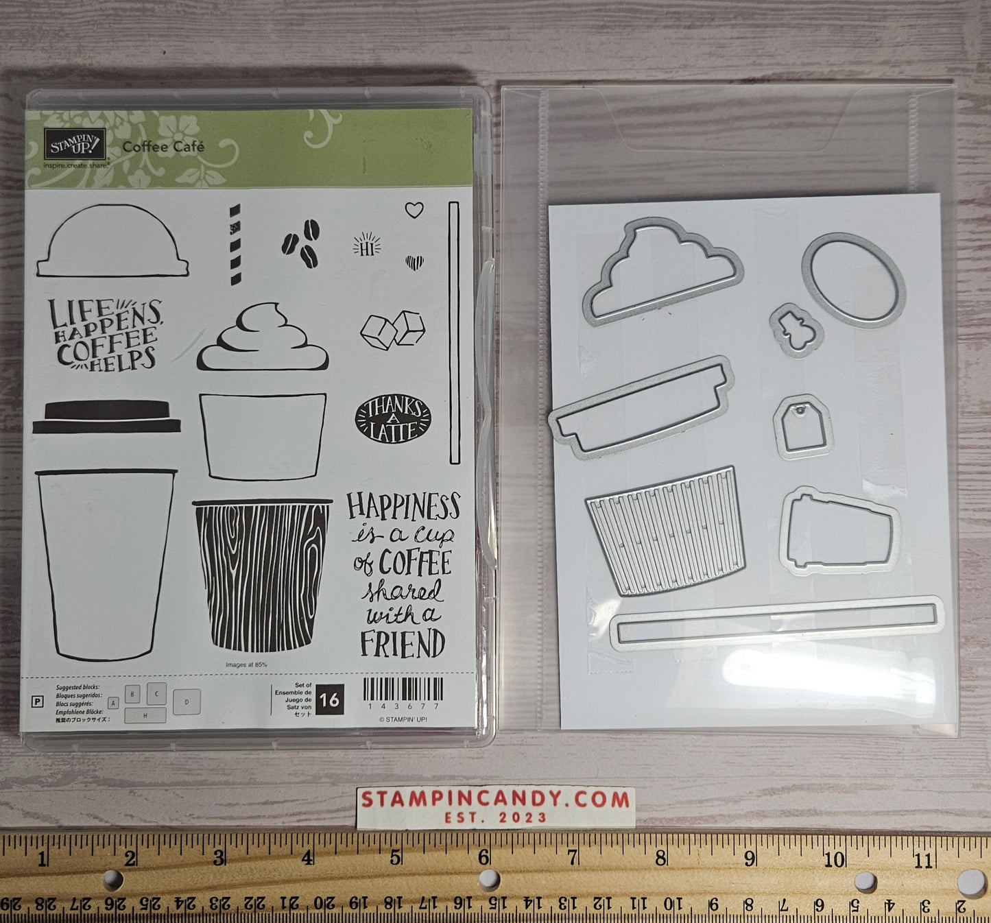 Stampin Up - Coffee Cafe with Dies