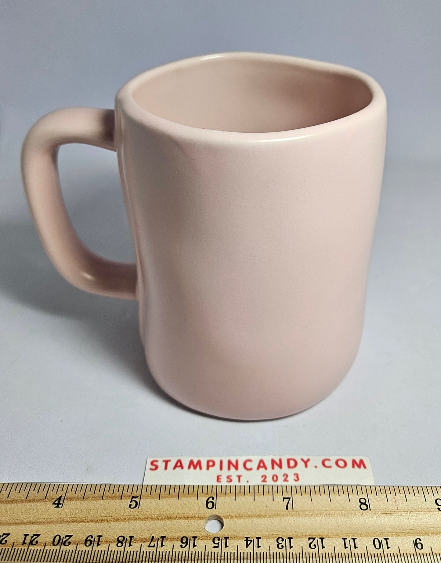 Rae Dunn "Teacher" Pink Mug