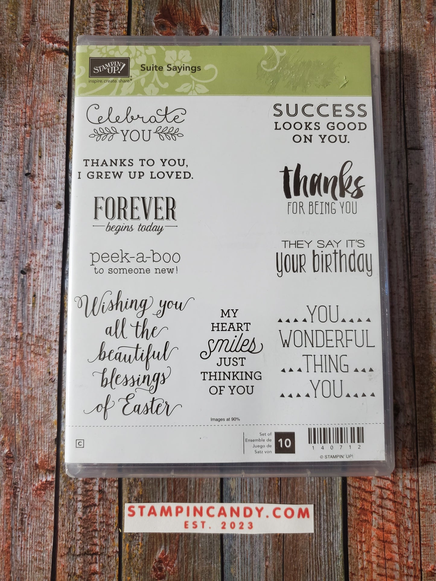 Stampin' UP! "Suite Sayings" Stamp Set