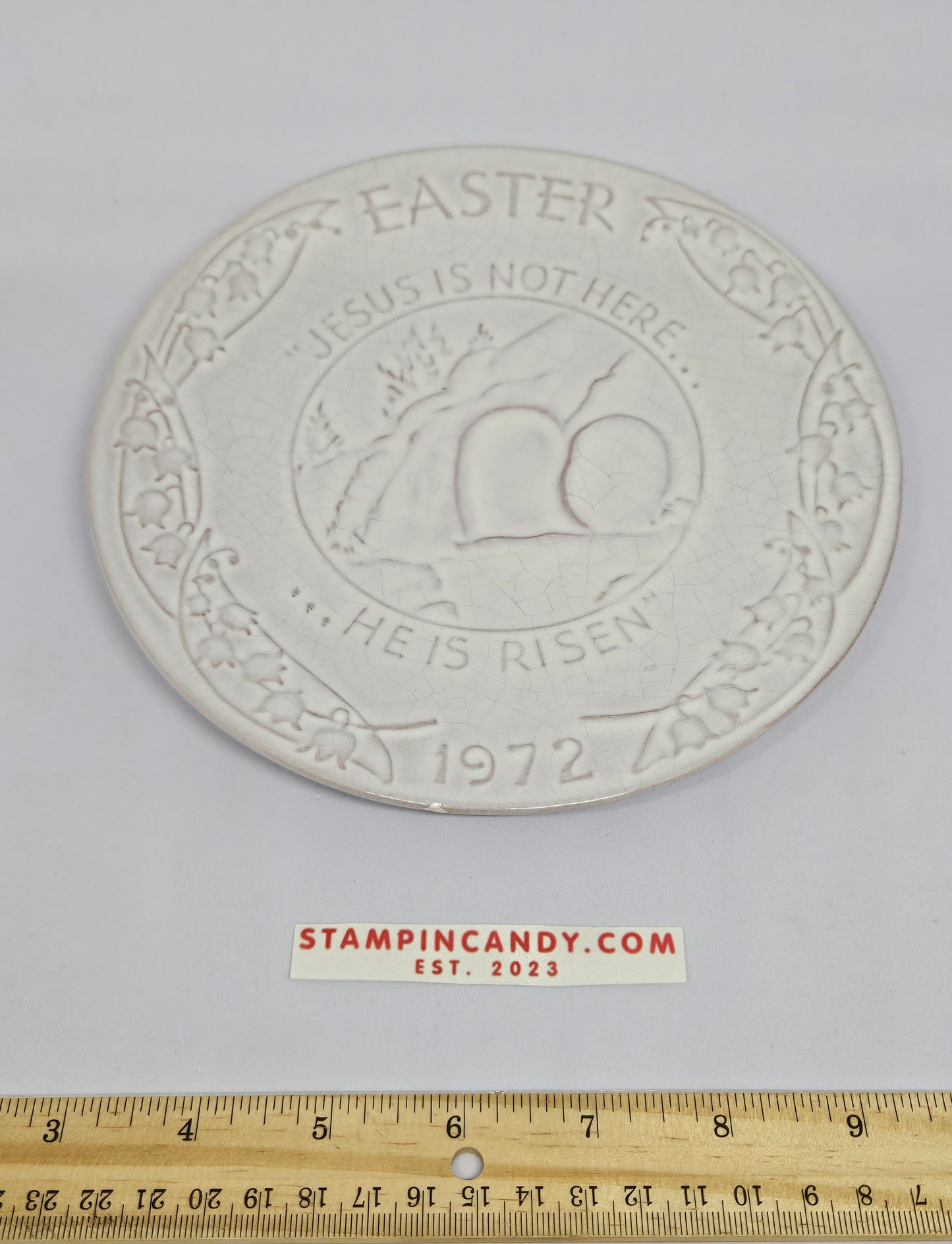 Franklahoma 1972 - Oral Roberts Easter Plate