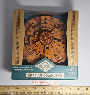 Wooden Brainteaser Puzzle Grecian Computer