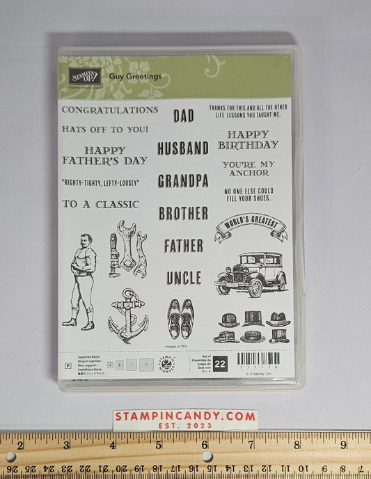 Stampin Up - Guy Greetings