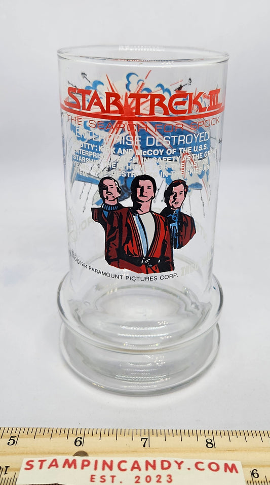 1984 Star Trek: The Search for Spock - Taco Bell Glass