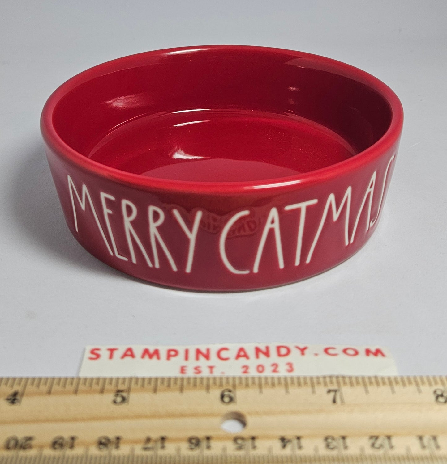 Rae Dunn - "Merry Catmas" Pet Dish