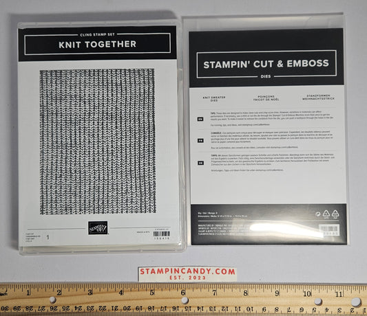 Stampin Up - Knit Together w/ Knit Sweater Dies