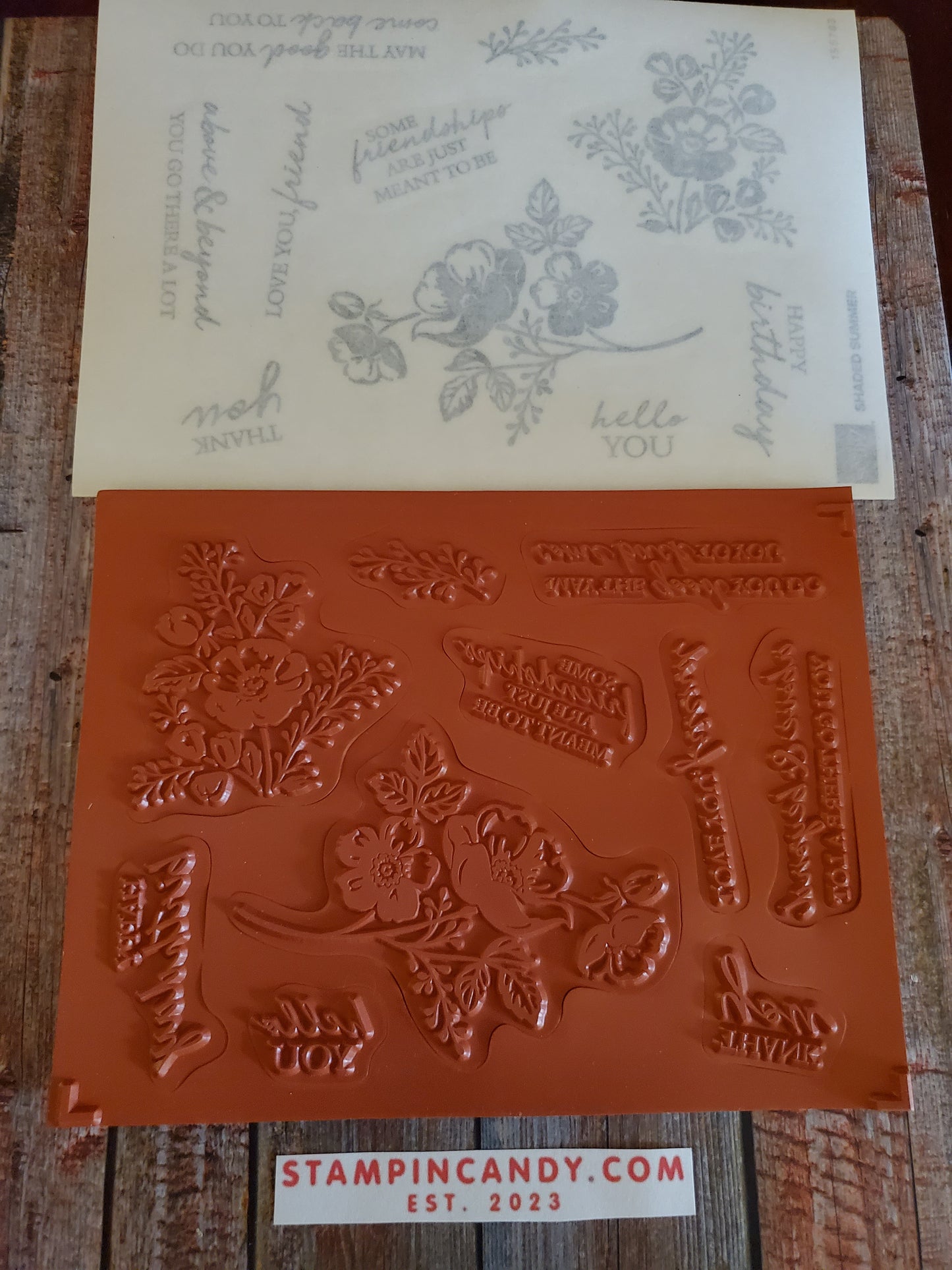 Stampin' UP! "Shaded Summer" Stamp Set with "Summer Shadows" Dies