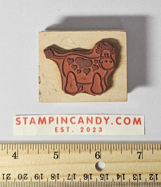 Cow Stamp - Hero Arts 1985