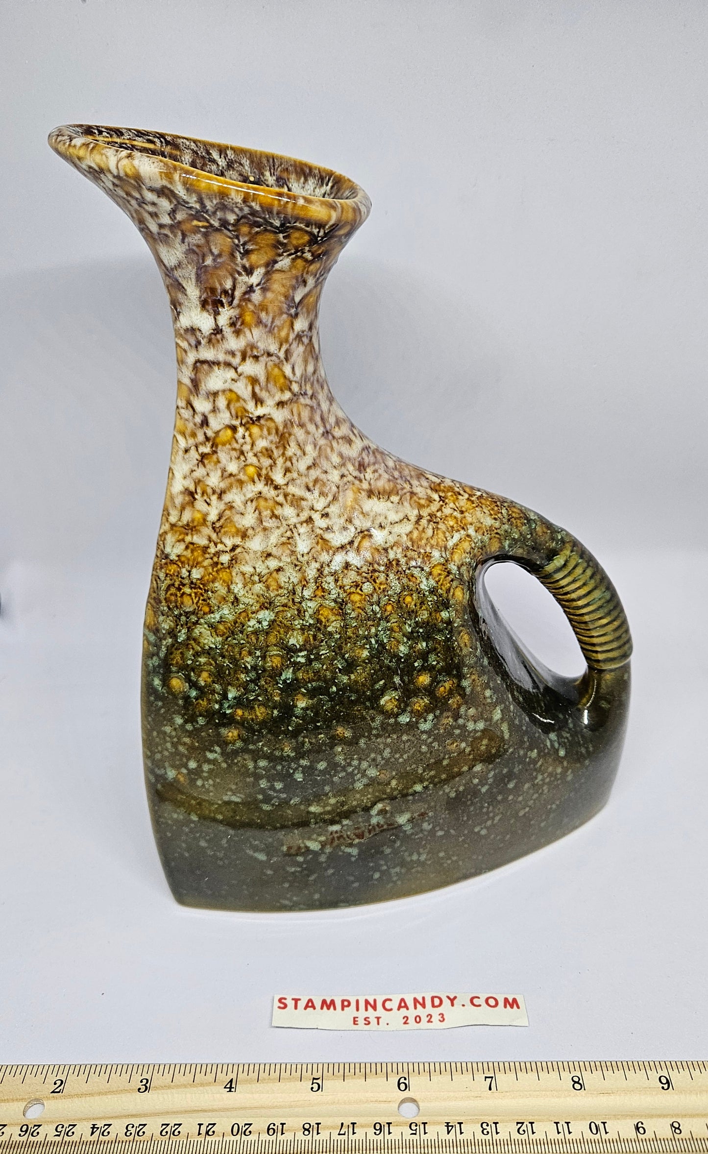 Glazed Pottery Pitcher