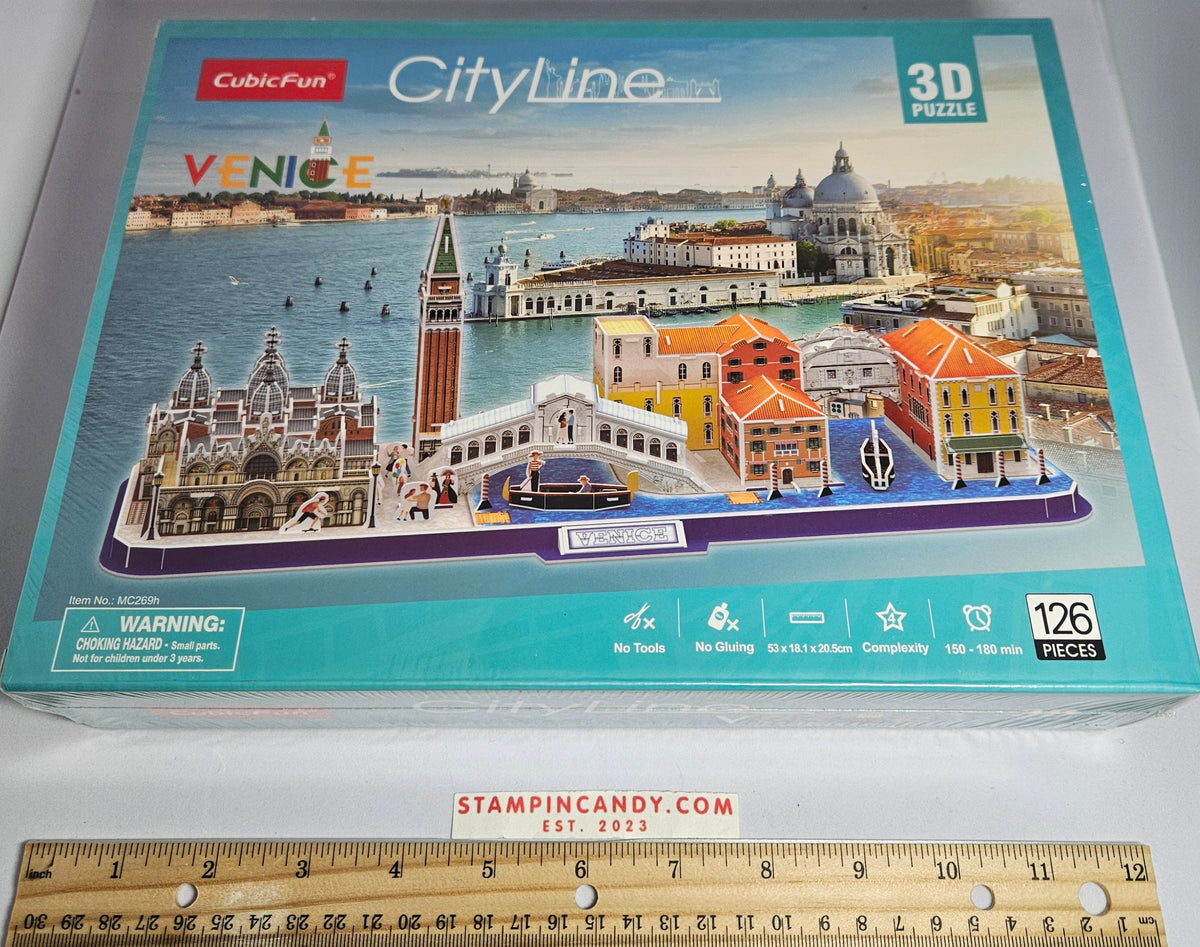 CubicFun CityLine Venice 3D Puzzle 126 Pieces