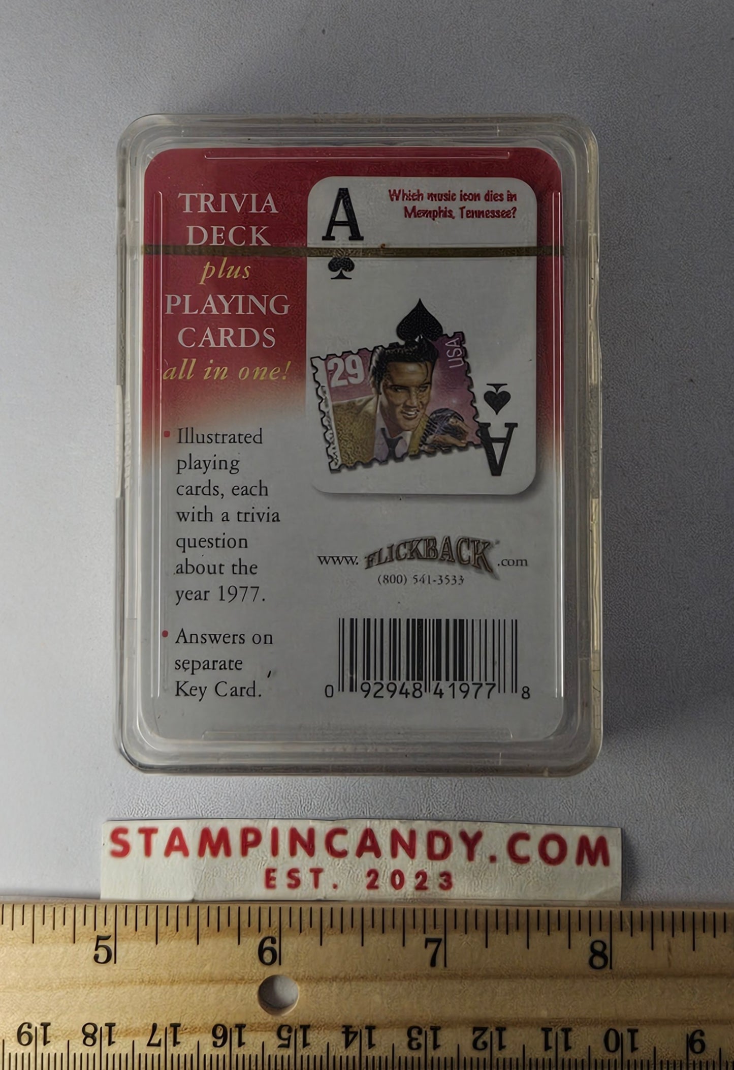 1977 - Flickback Trivia Challenge Playing Cards