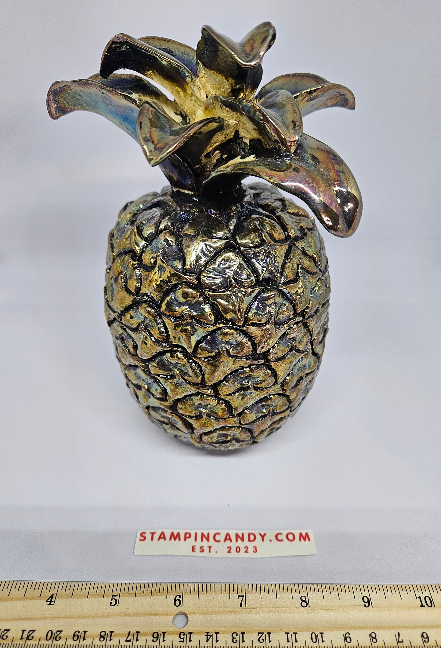 Two's Company - Silver Plated Pineapple (Real Fruit)