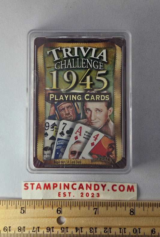1945 - Flickback Trivia Challenge Playing Cards