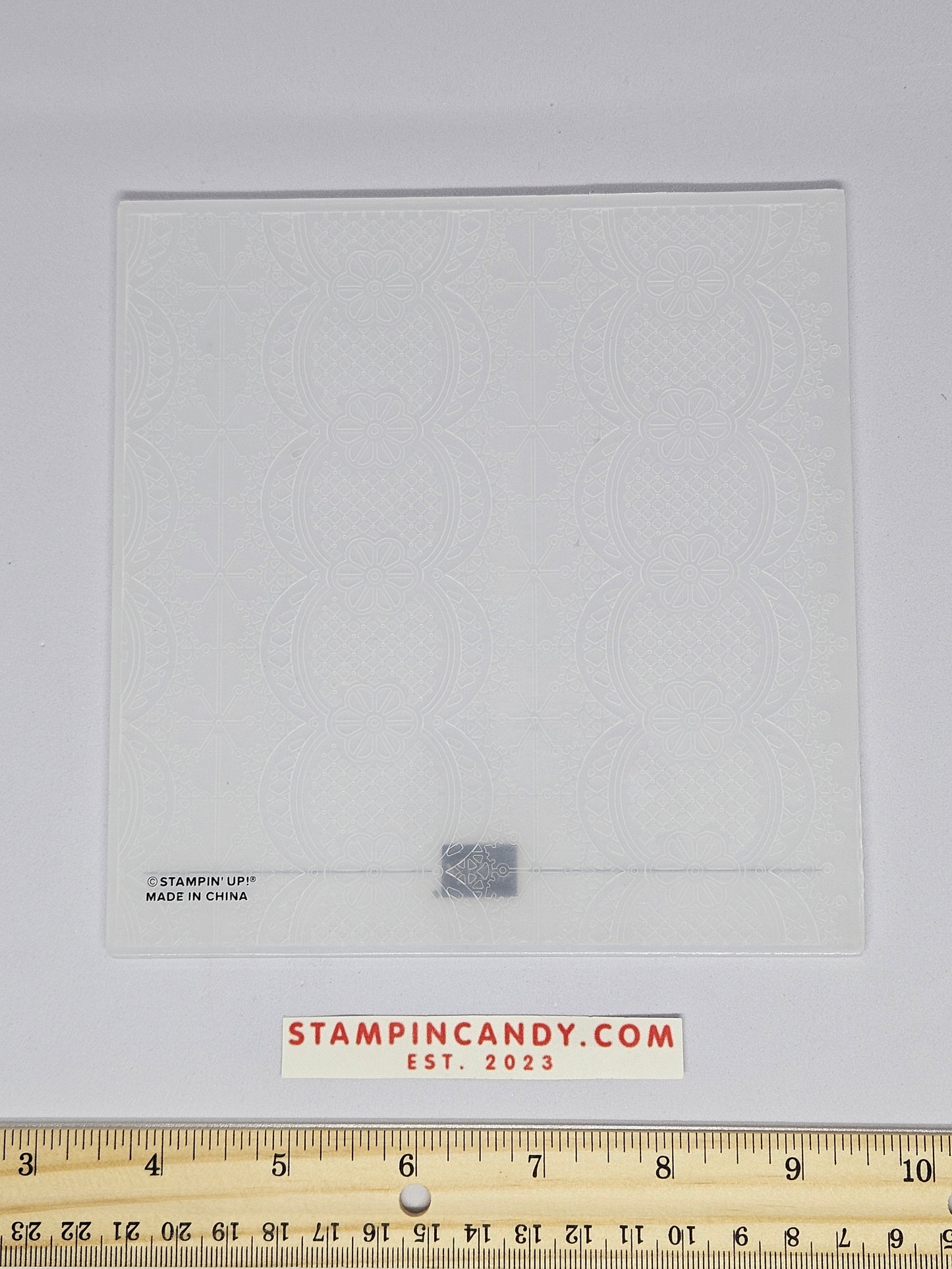 Stampin Up - Big Shot Sizzix - Lace Embossing Folder