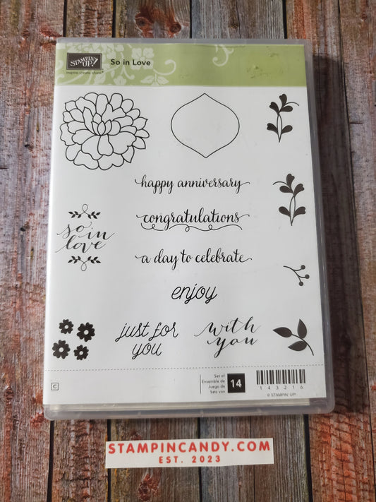 Stampin' UP! "So in Love" Stamp Set with "So Detailed" Dies