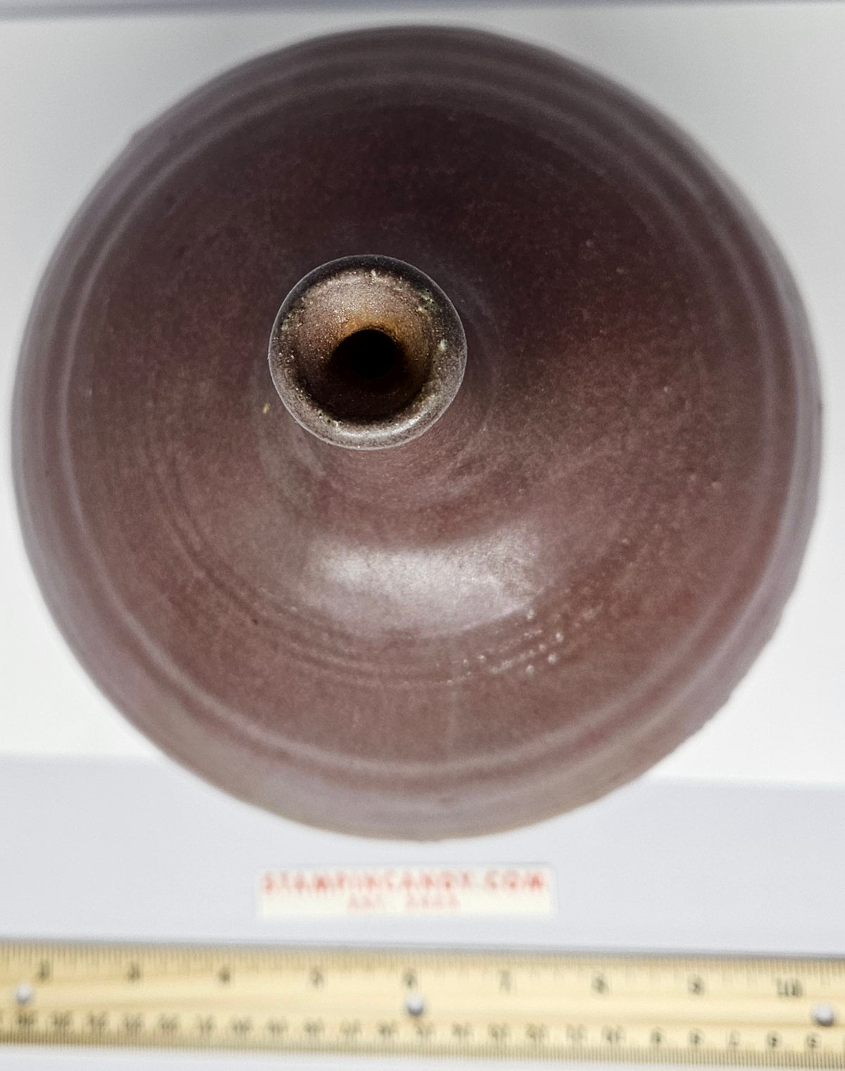 Old Heavy Pottery Piece - Signed "FATT '67"