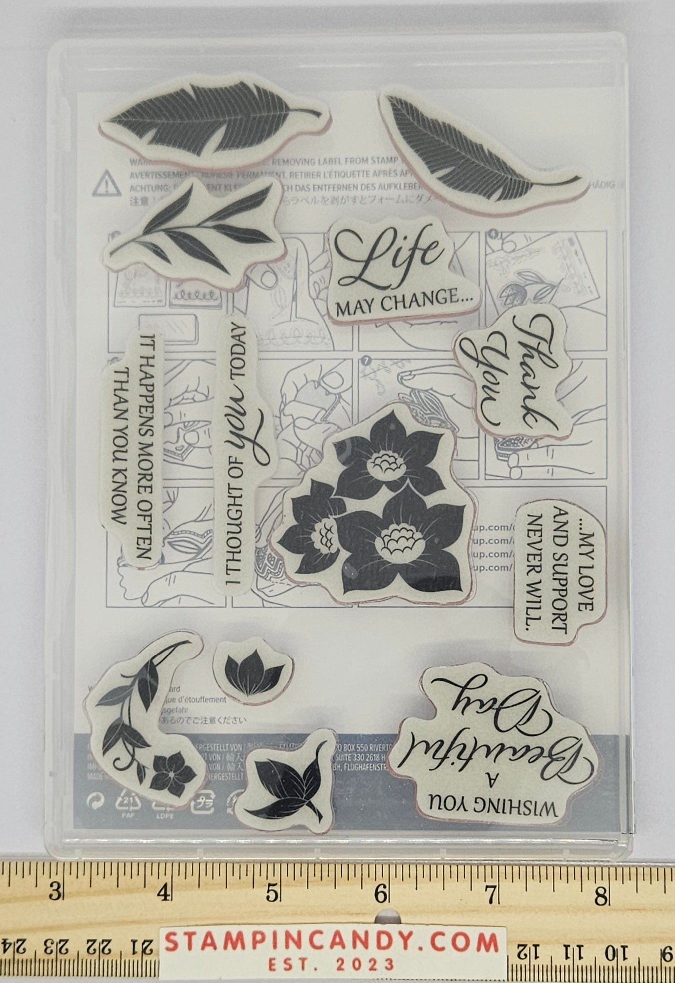 Stampin Up - Tranquil Thoughts with Tranquil Dies