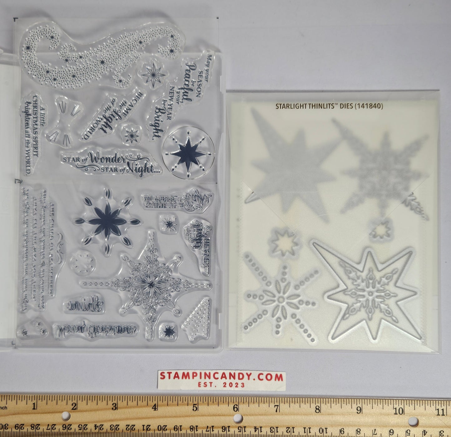 Stampin Up - Star of Light with Starlight Dies