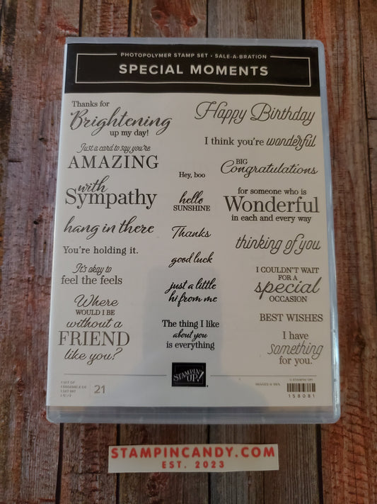 Stampin' UP! "Special Moments" Stamp Set