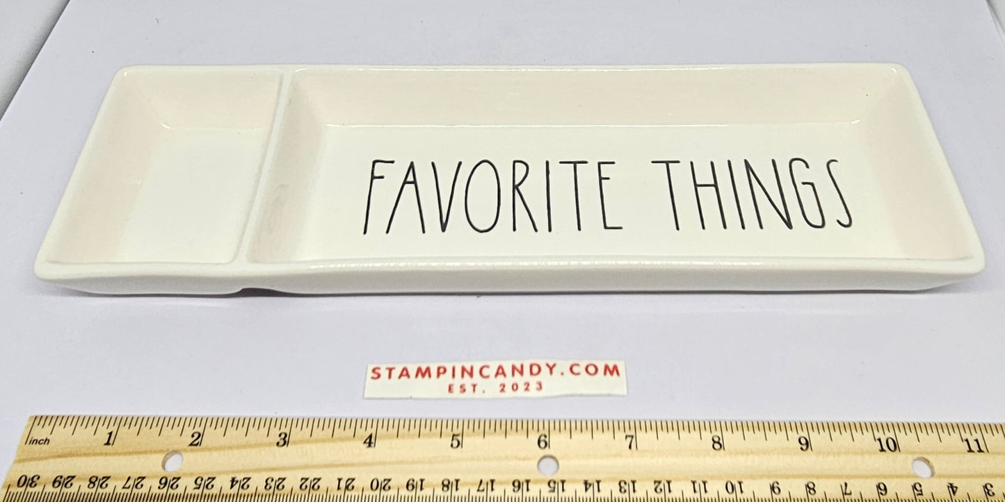 Rae Dunn - Favorite Things - Jewelry/Trinket Tray