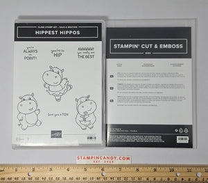 Stampin Up - Hippest Hippos w/ Hippo Dies