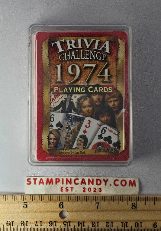 1974 - Flickback Trivia Challenge Playing Cards