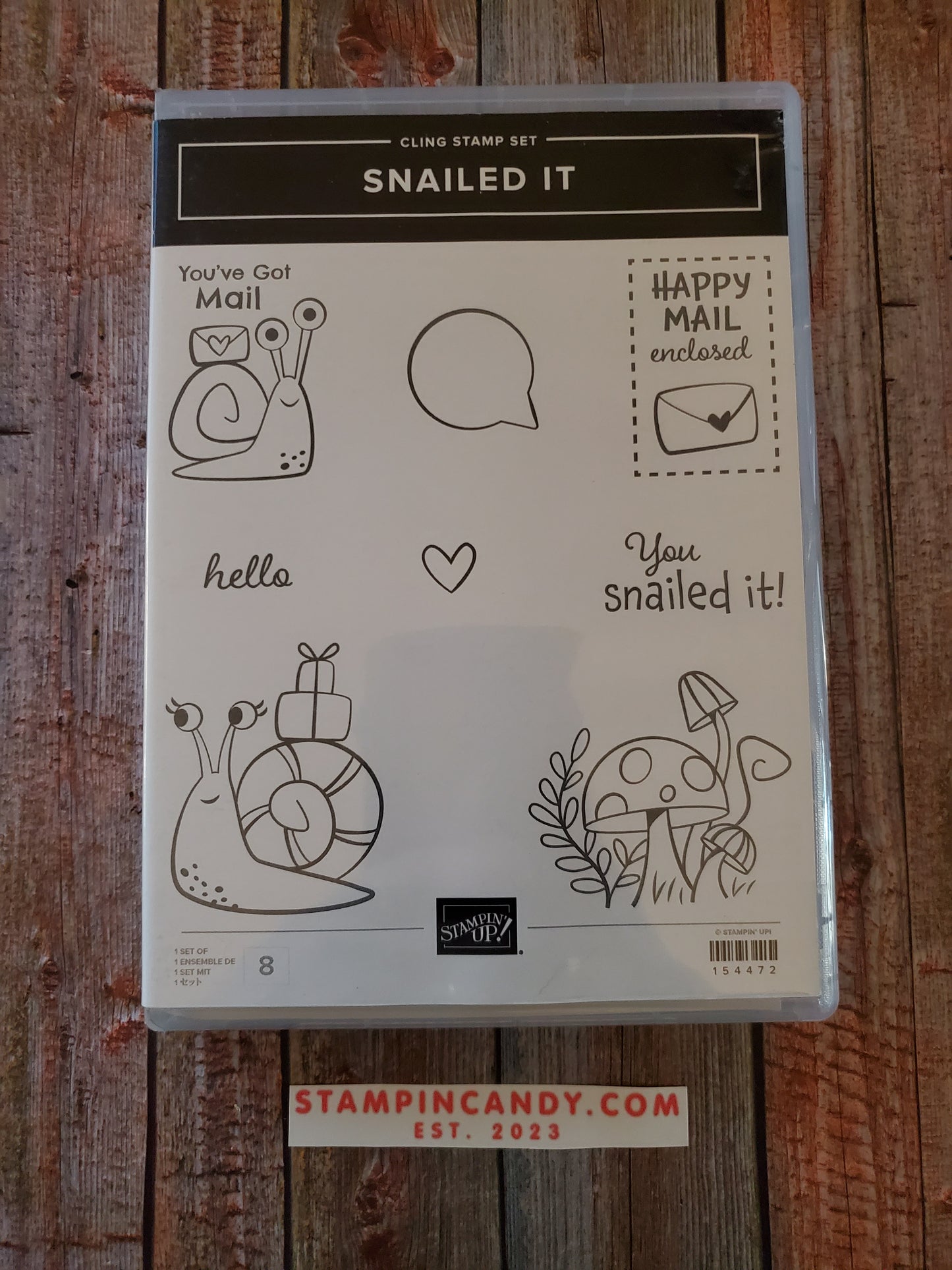 Stampin' UP! "Snailed It" Stamp Set with "Snail" Dies