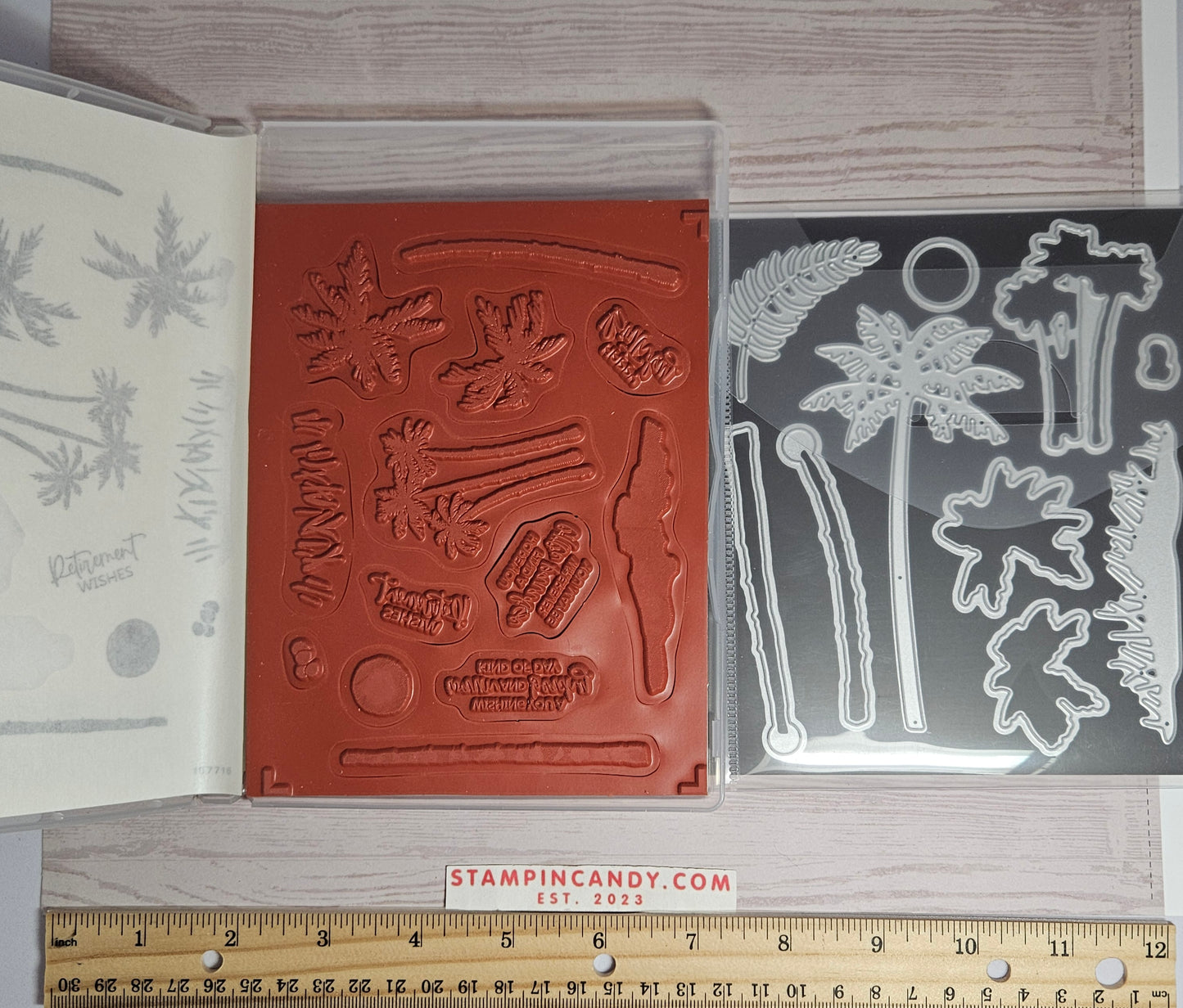 Stampin Up - Paradise Palms w/ Paradise Palms Dies