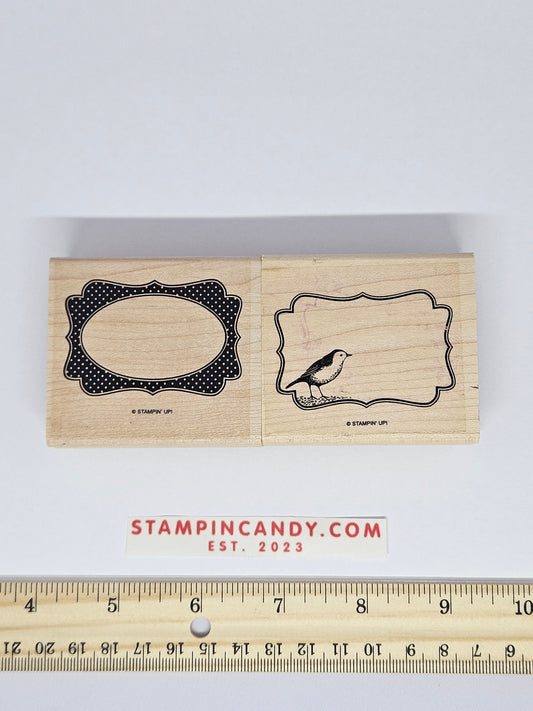 Stampin Up - 2 pack of Frame Stamps