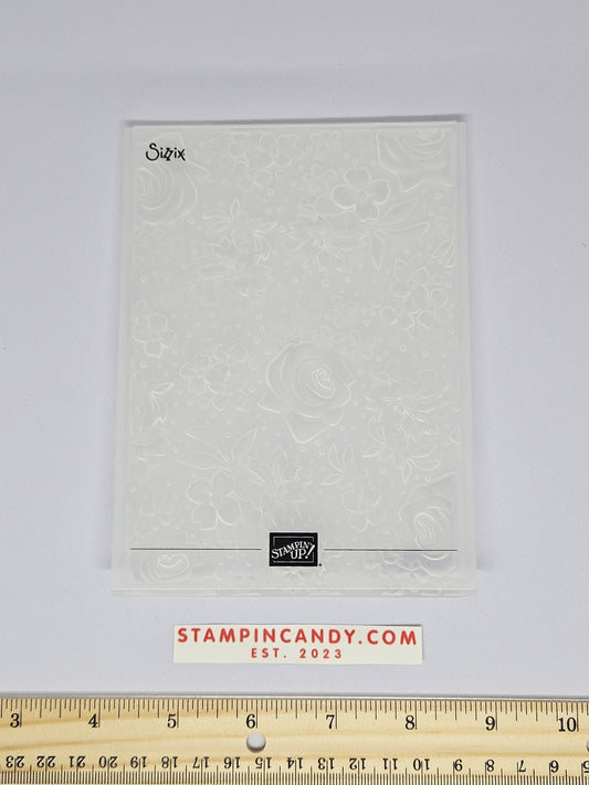 Stampin Up - Big Shot Sizzix - Country Floral Dynamic Embossing Folder