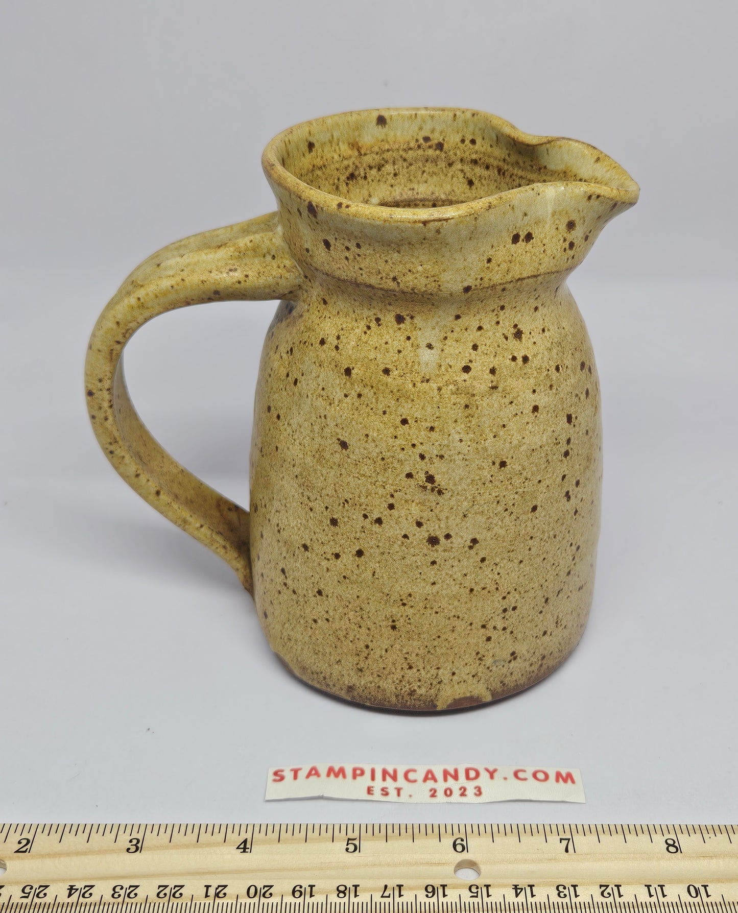 Stoneware Pottery Pitcher