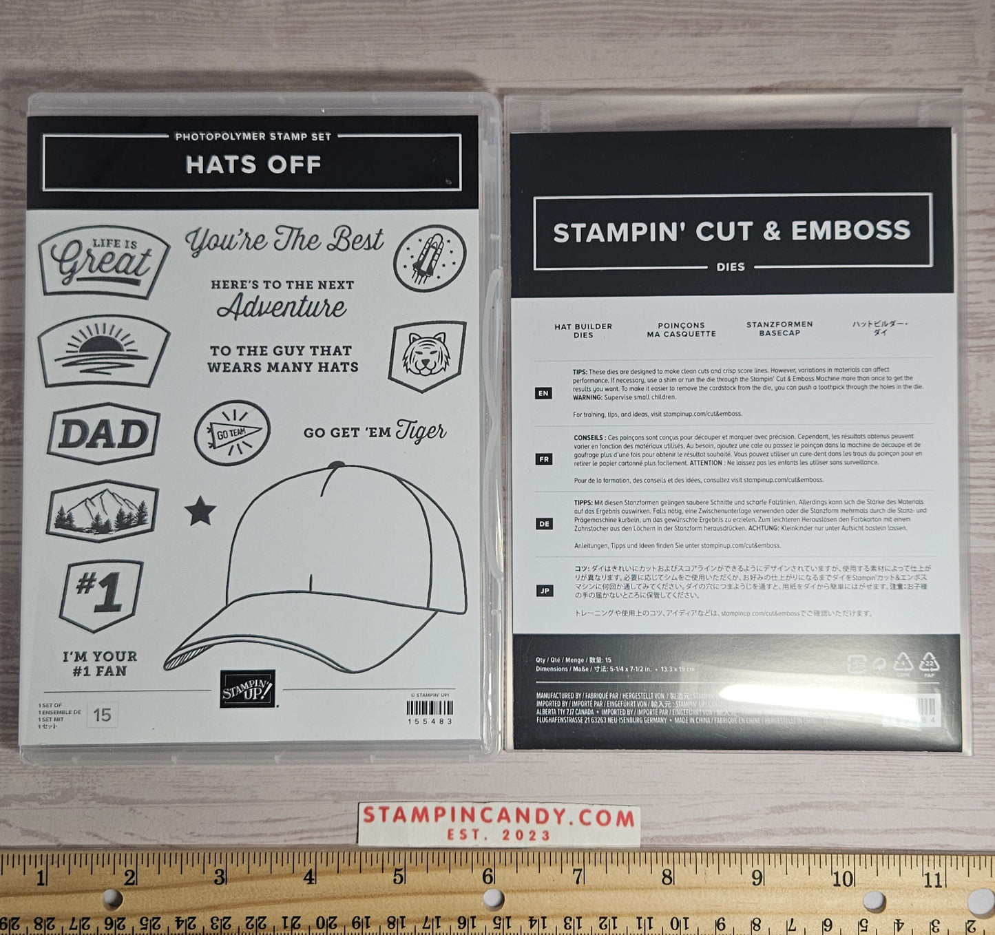 Stampin Up - Hats Off with Hat Builder Dies