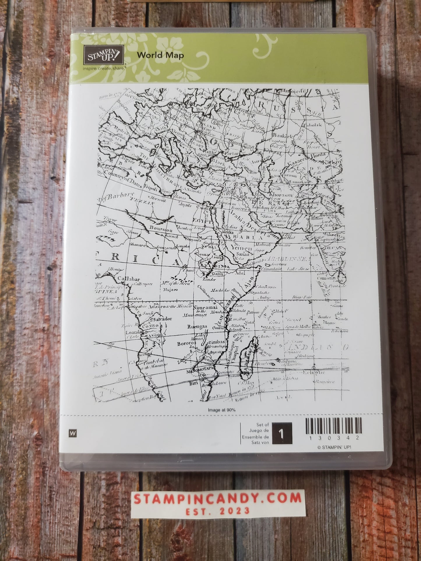 Stampin' UP! "World Map" Stamp Set