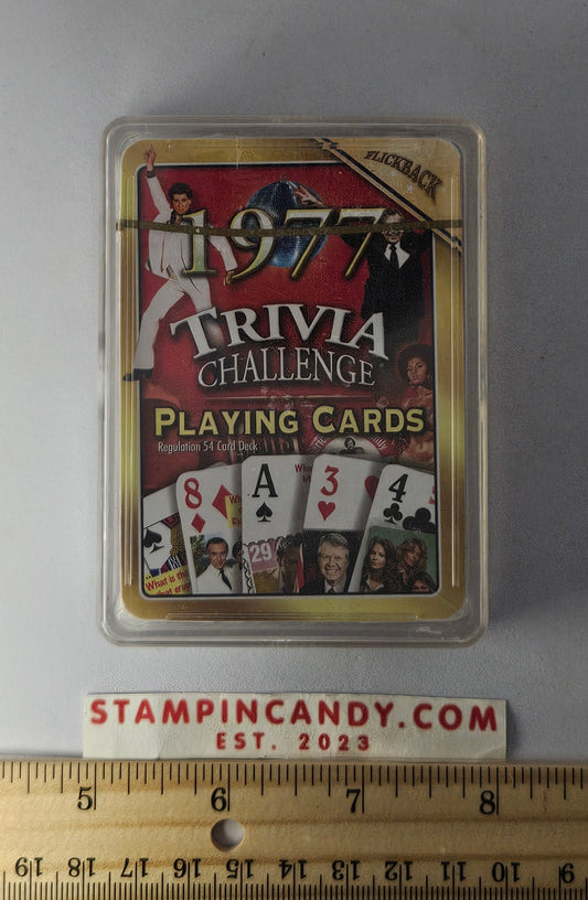1977 - Flickback Trivia Challenge Playing Cards