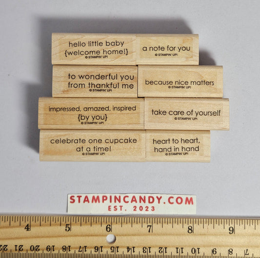 Stampin Up - Sweet Little Sentiments