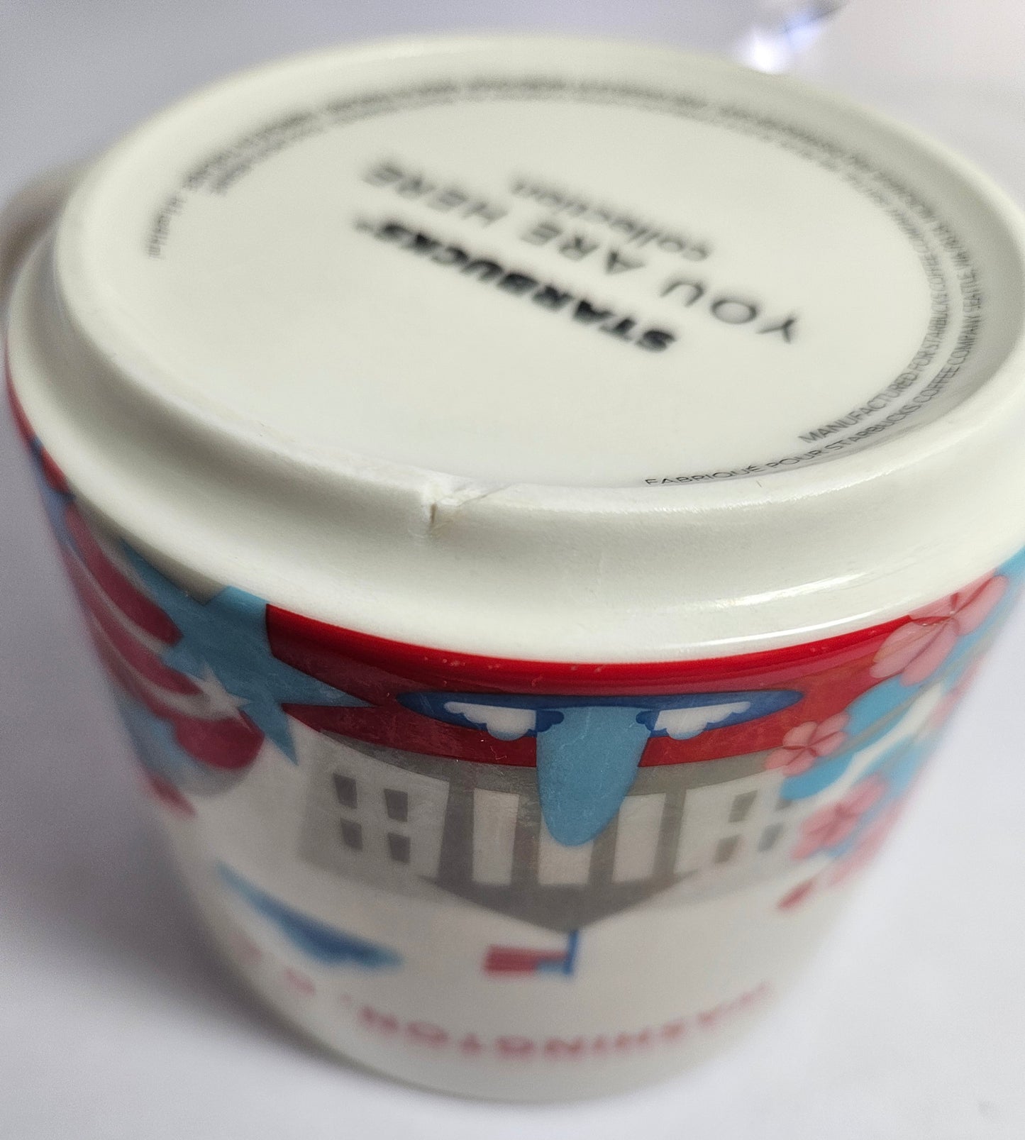 2016 Starbucks - Washington DC 14 oz Mug "You Are Here" Series *Chipped*