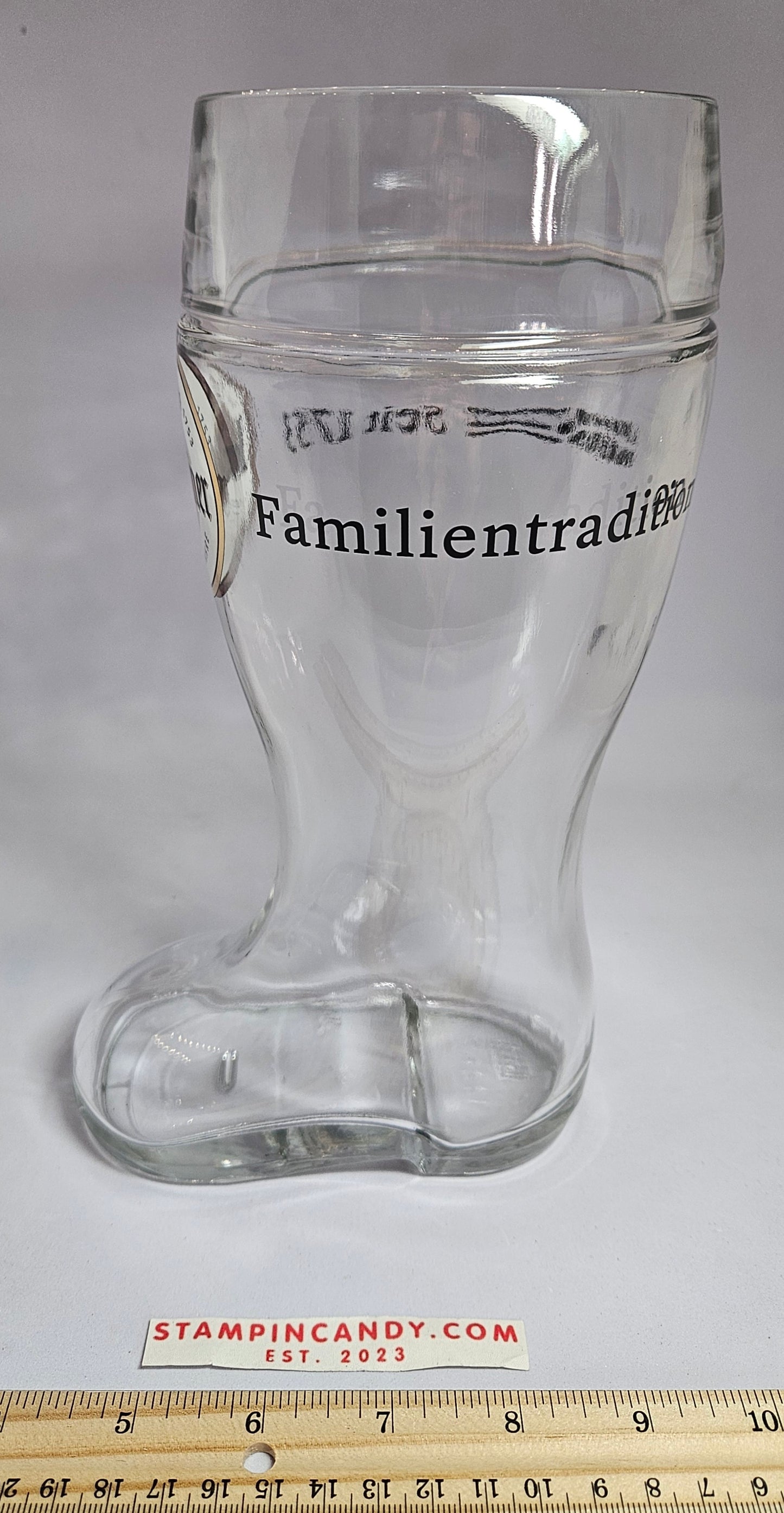 Worsteiner 1753 1L Glass Boot/Mug/Stein
