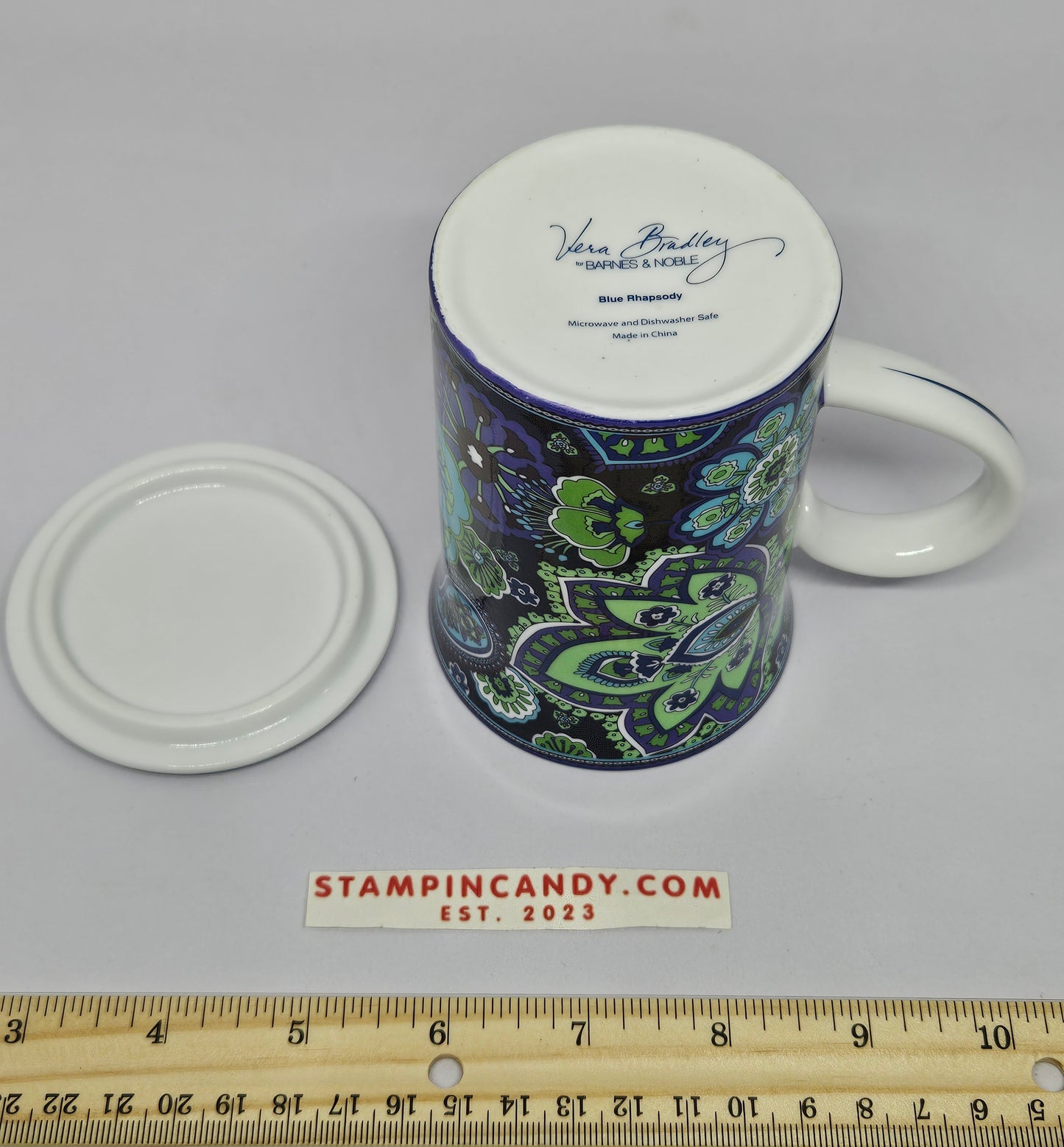 Vera Bradley Lidded Tea Mug