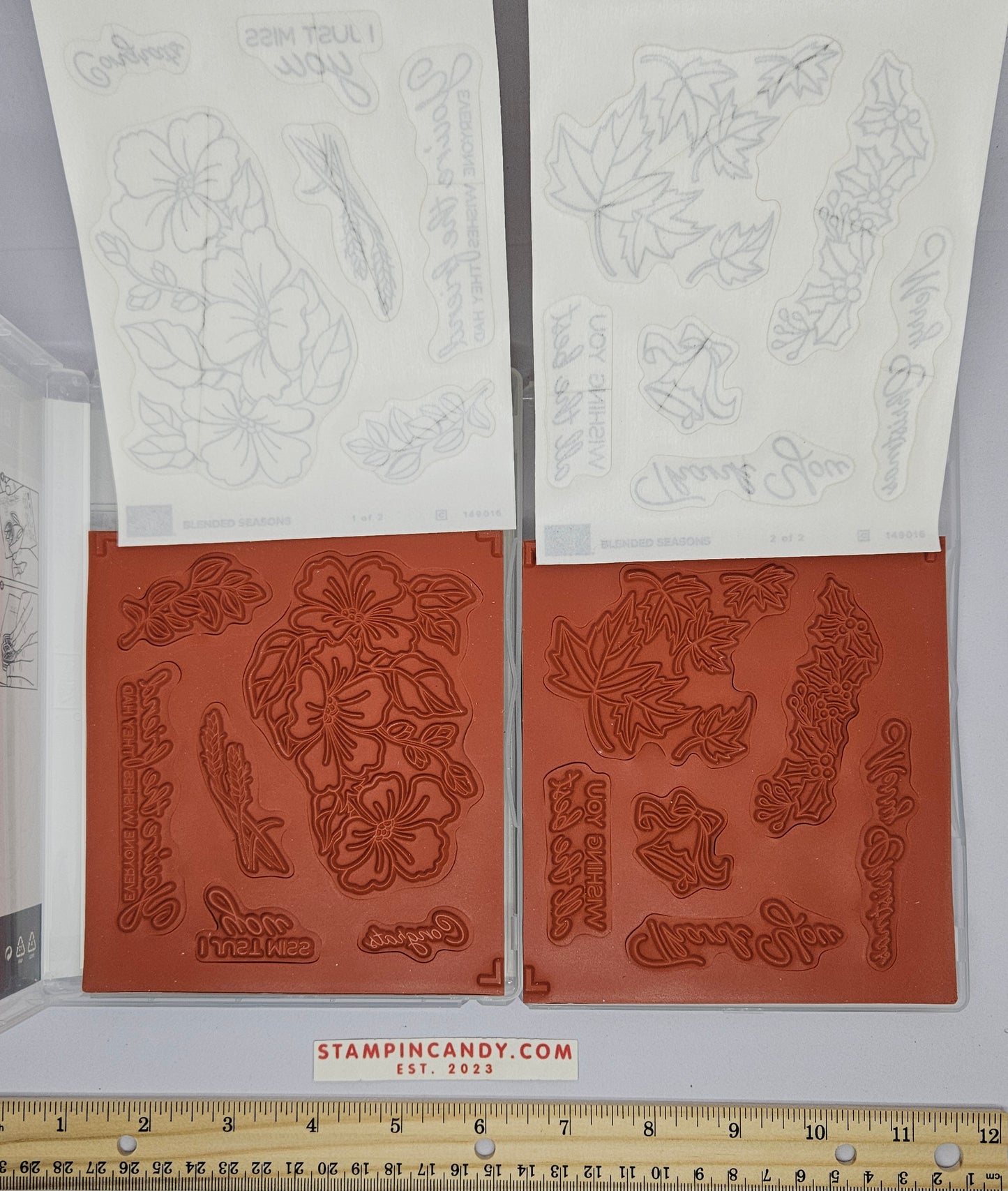 Stampin Up - Blended Seasons (2 Case Set) w/ Stitched Seasons Dies