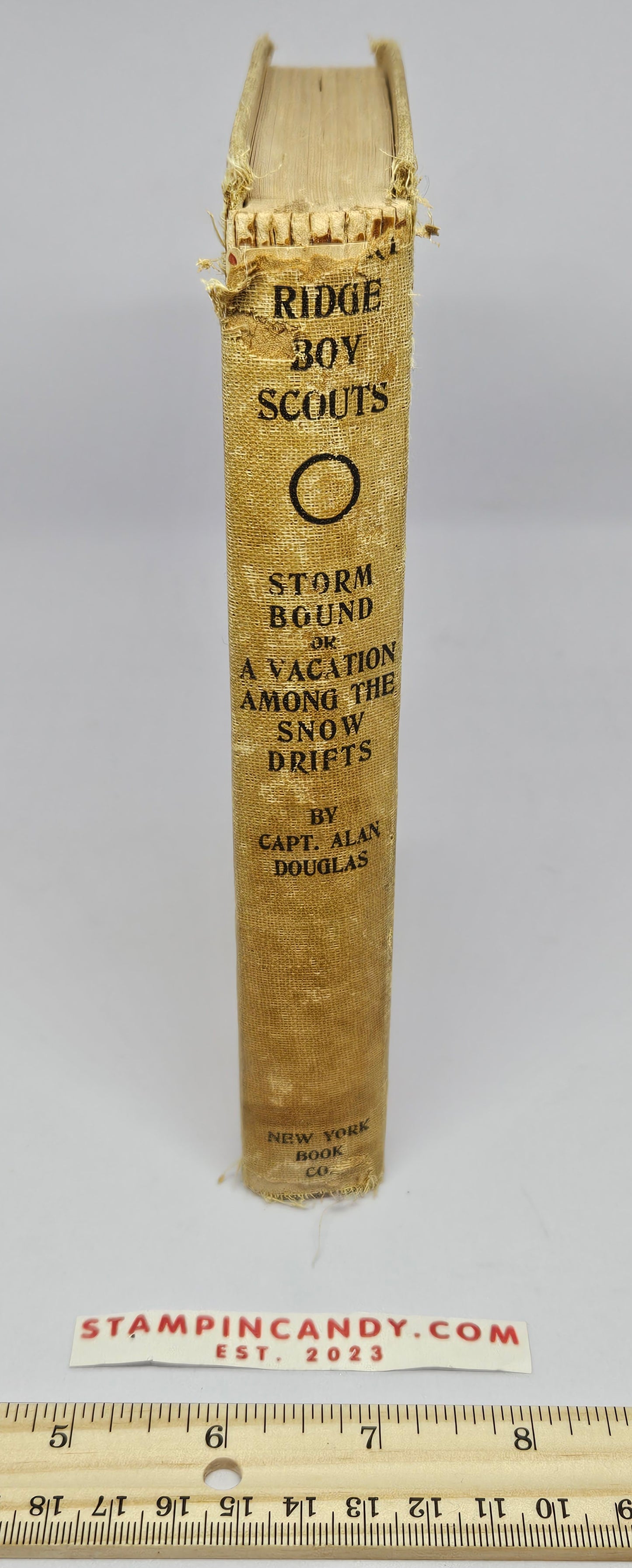 The Hickory Ridge Boy Scouts - Storm Bound - A Vacation Among the Snow Drifts - by Capt. Alan Douglas - 1915 Antique