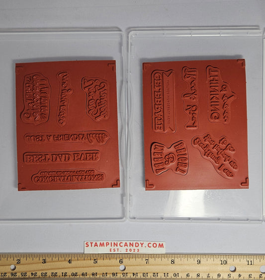 Stampin Up - Another Wonderful Year (Both Sets 1 and 2 of 2)