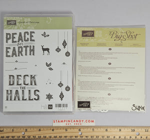 Stampin Up - Carols of Christmas with Card Front Builder Dies