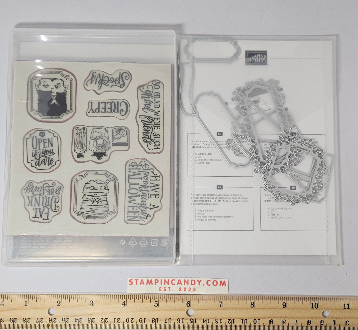 Stampin Up - Spooktacular Bash w/ Ornate Frames Dies