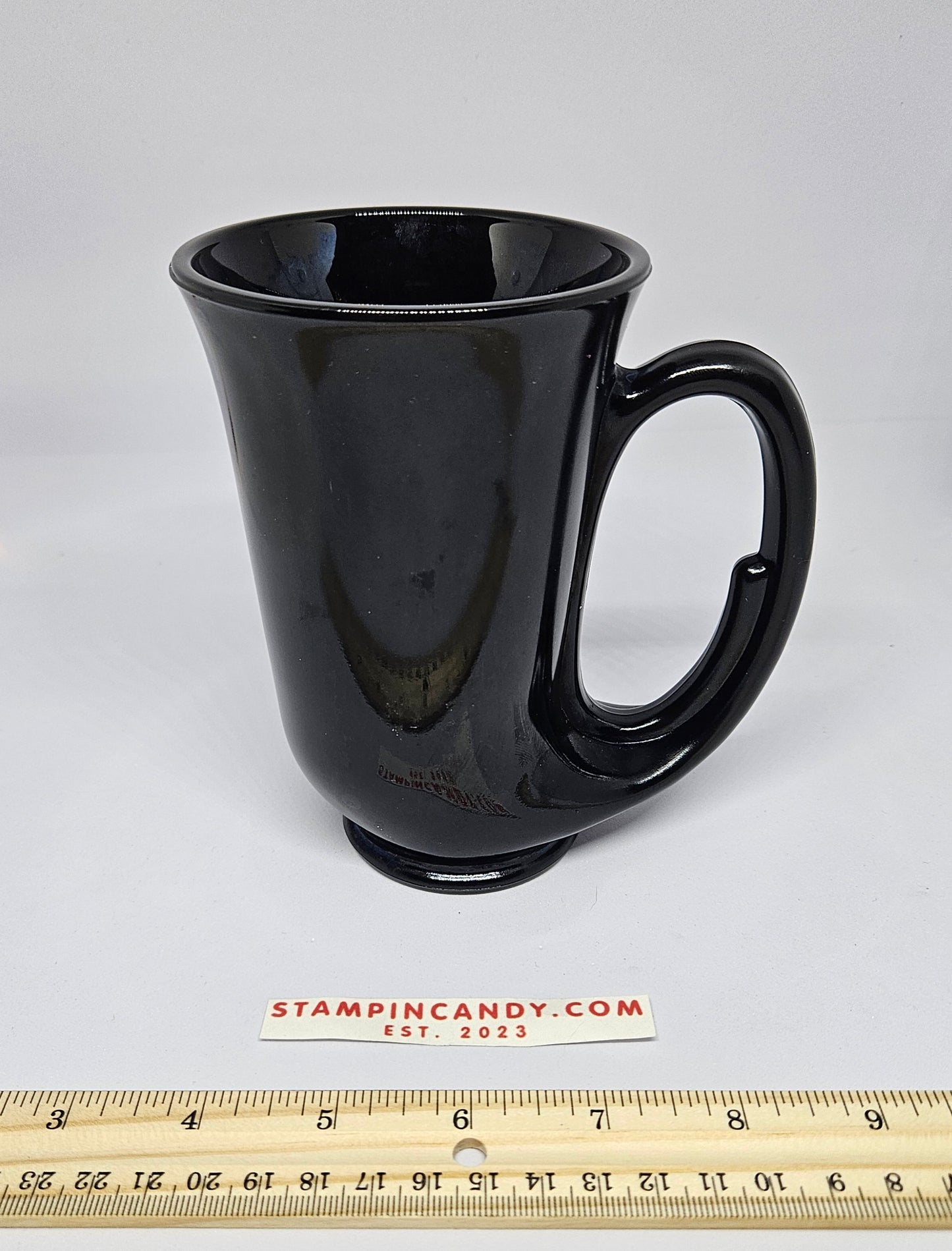 Vintage Tiara Black Indiana Horn Mug