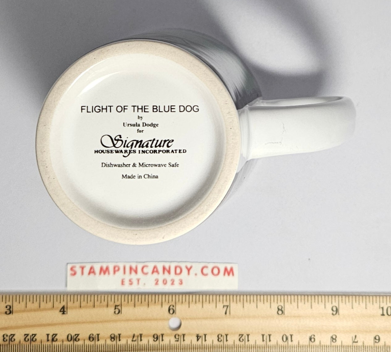 Flight of the Blue Dog - Tall Coffee Mug