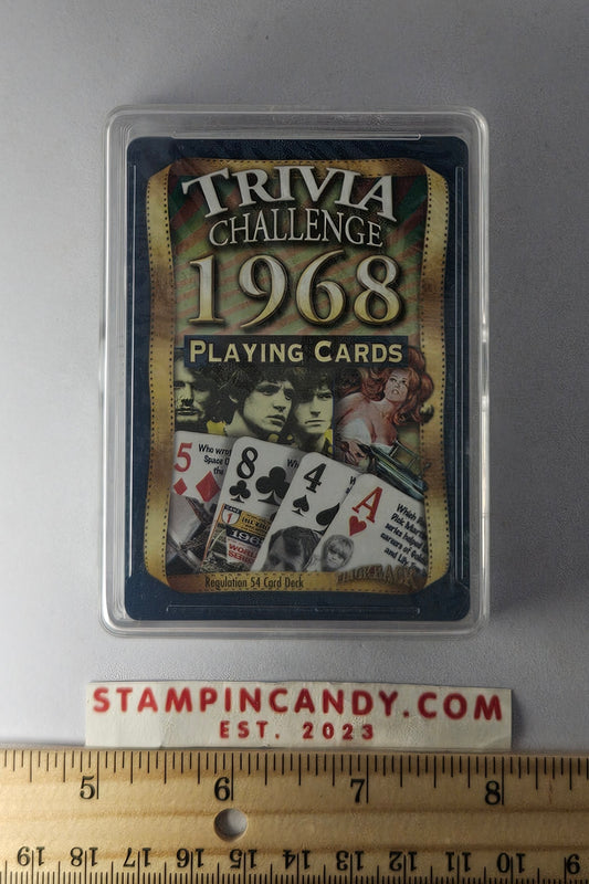 1968 - Flickback Trivia Challenge Playing Cards