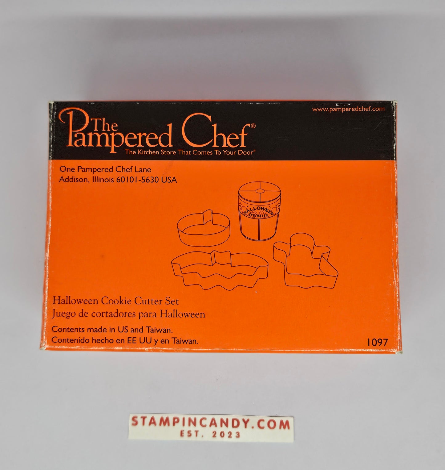 Pampered Chef - Halloween Cookie Cutter Set of 3 *Sprinkles not included*