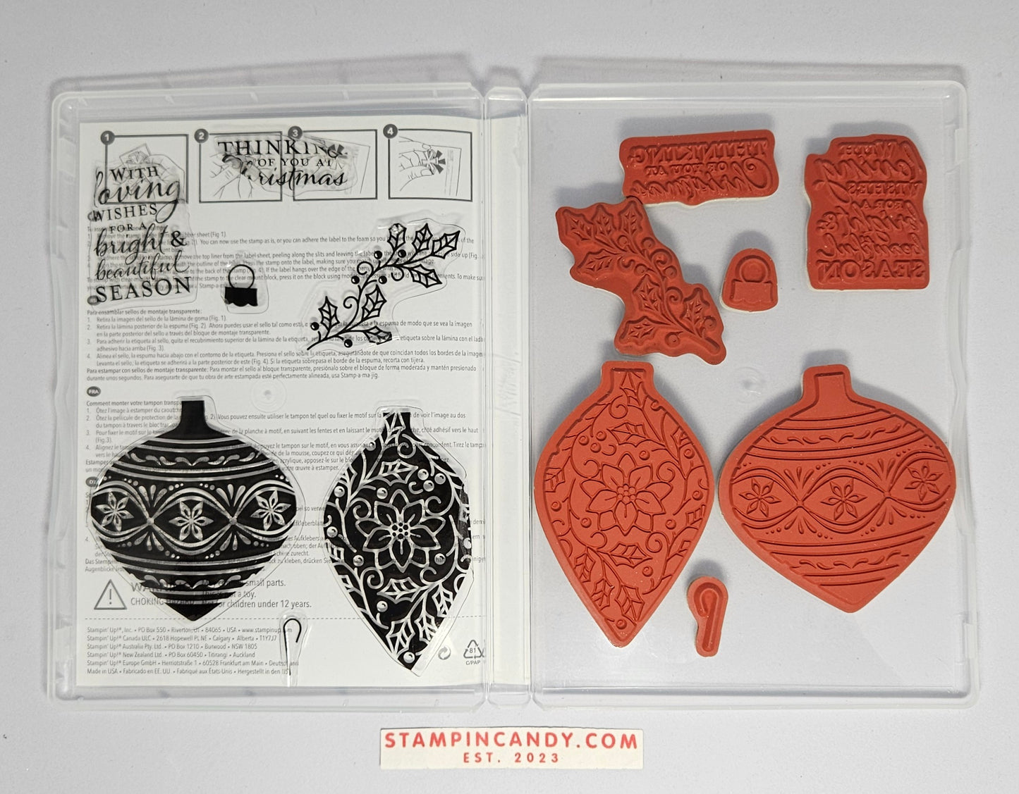 Stampin Up - Embellished Ornaments with Dies